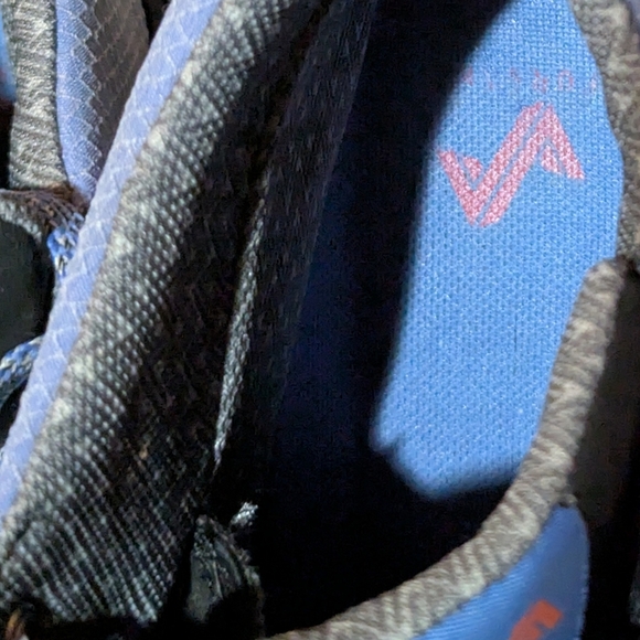 Forsake Loop Women's Black Periwinkle Leather Lace Up Hiking Boot Size US 7.5 - Picture 6 of 8